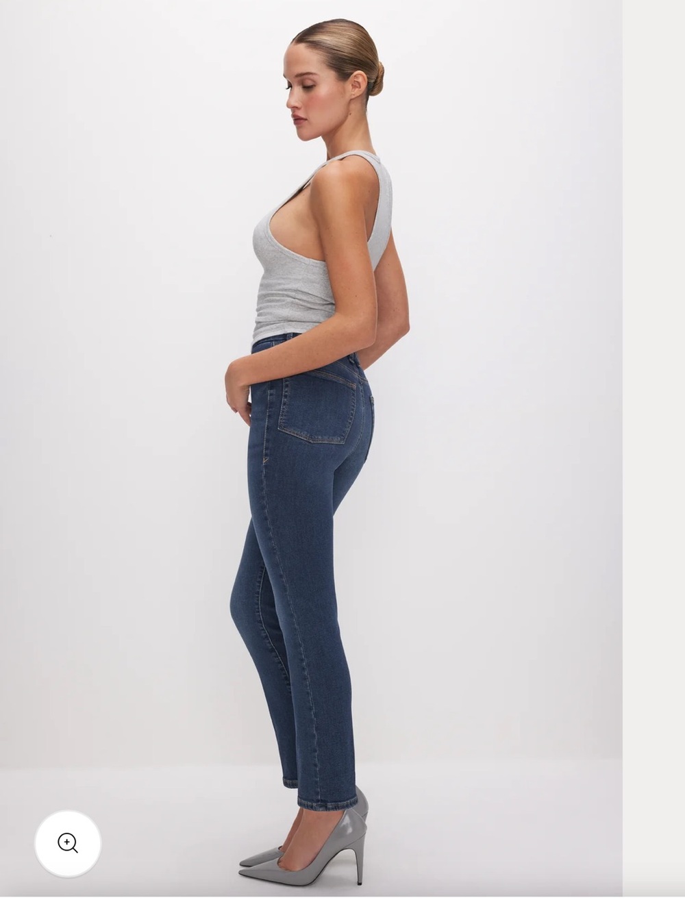 Good American Good Legs Straight Jeans - Picture 11 of 16